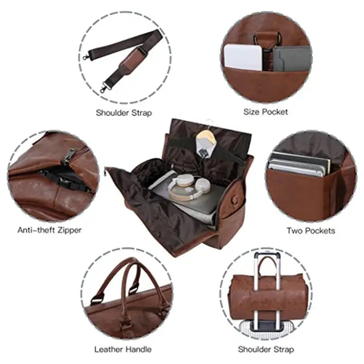 Elegant convertible Travel clothing vintage bag & Carry-On Luggage