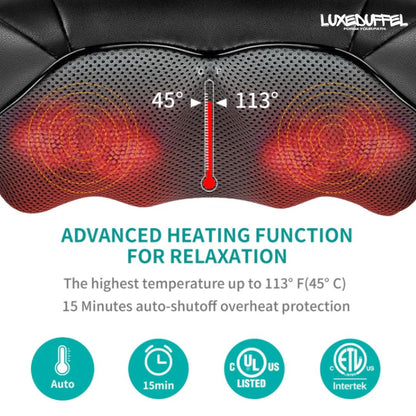 Shiatsu™  Multifunctional Electric Back, Neck and Shoulder Massager Shawl